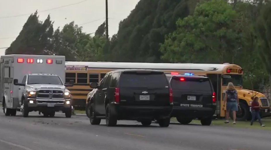 Truck Smashes into the Side of Los Fresnos School Bus, 28 Student Passengers Inside