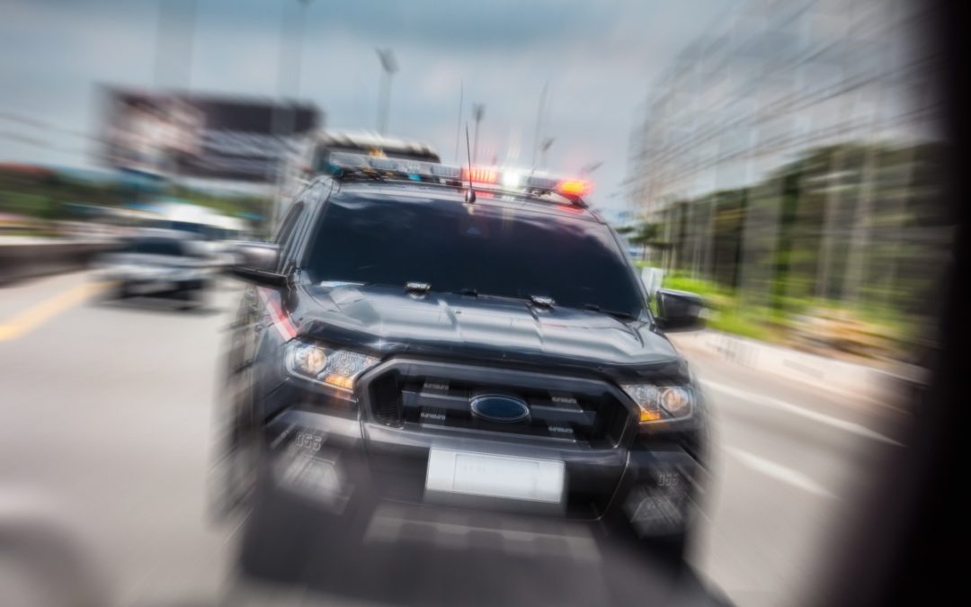 Police Chase Ends in a Car Crash in San Manuel