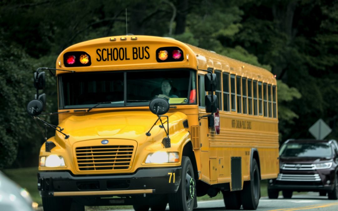 Border Patrol Vehicle Collides Into School Bus